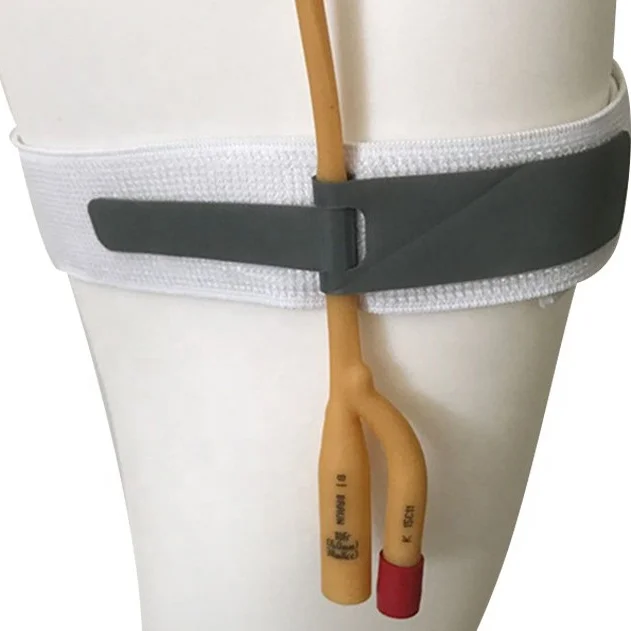 Catheter Fixation Device Adjustable Leg Strap Bag Reusable Foley Catheter Holder Drainage Leg Band Silicone Foley Catheter Tape