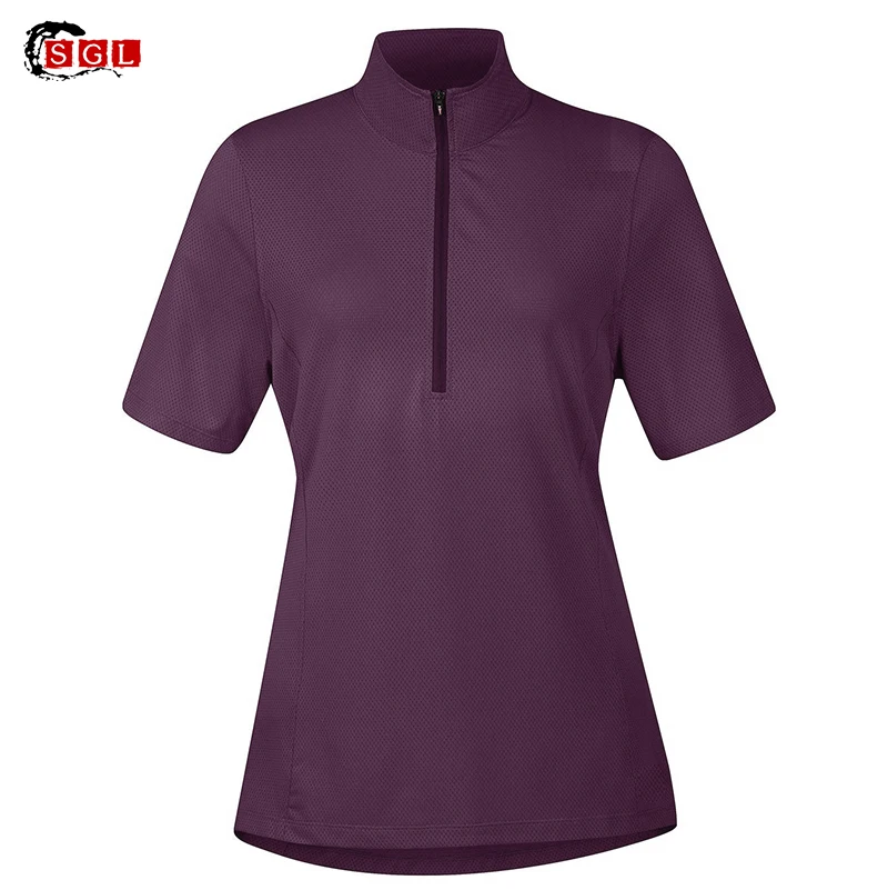 Custom Polo T Shirts for Horse Riding Performance Equestrian Golf Polo T Shirt China Wholesale High Quality Womens Girls Casual