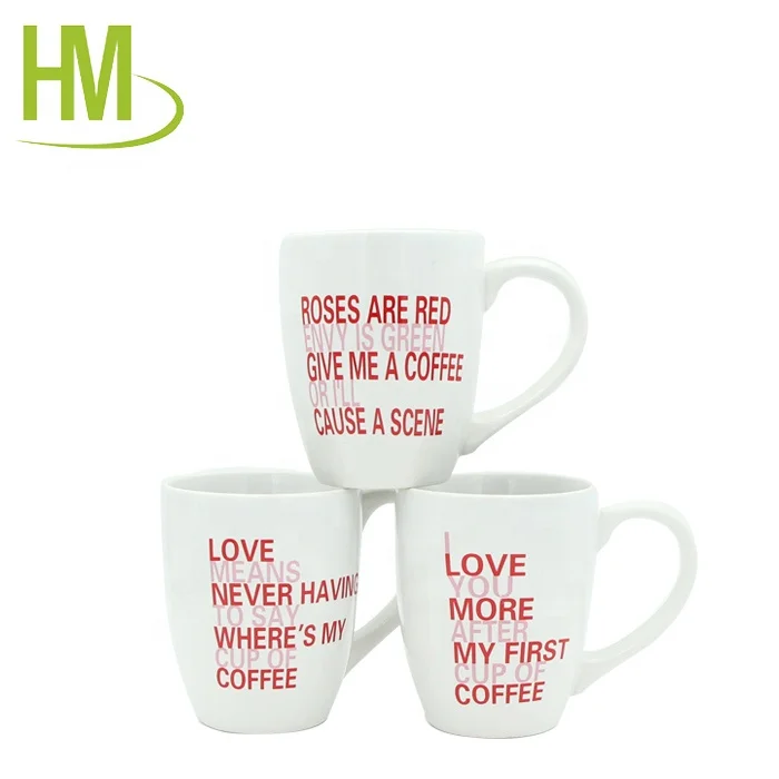 Coffee Traveling Hand grip Custom Logo Ceramic Sublimation jumbo large Mugs