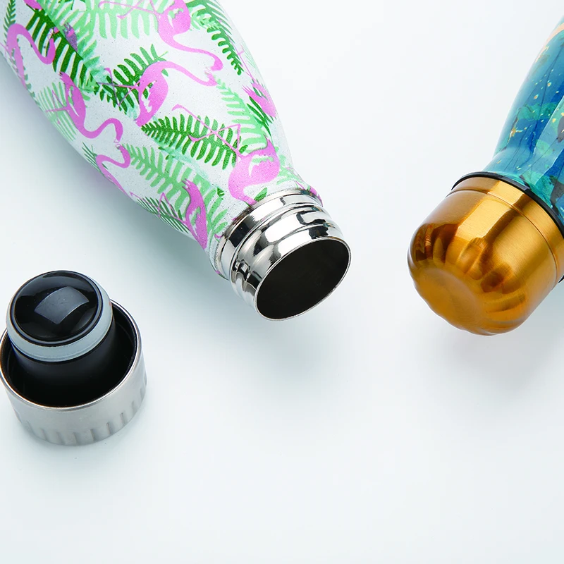 environmentally friendly  260ml/500ml/750ml  wholesale cartoon hot flask 304 stainless steel vacuum  water bottles for sports