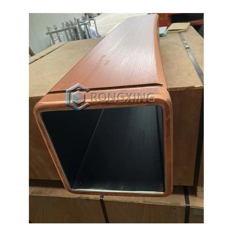 160x160x800mm R4m R6m Crystallizer Copper Mould Tube Price