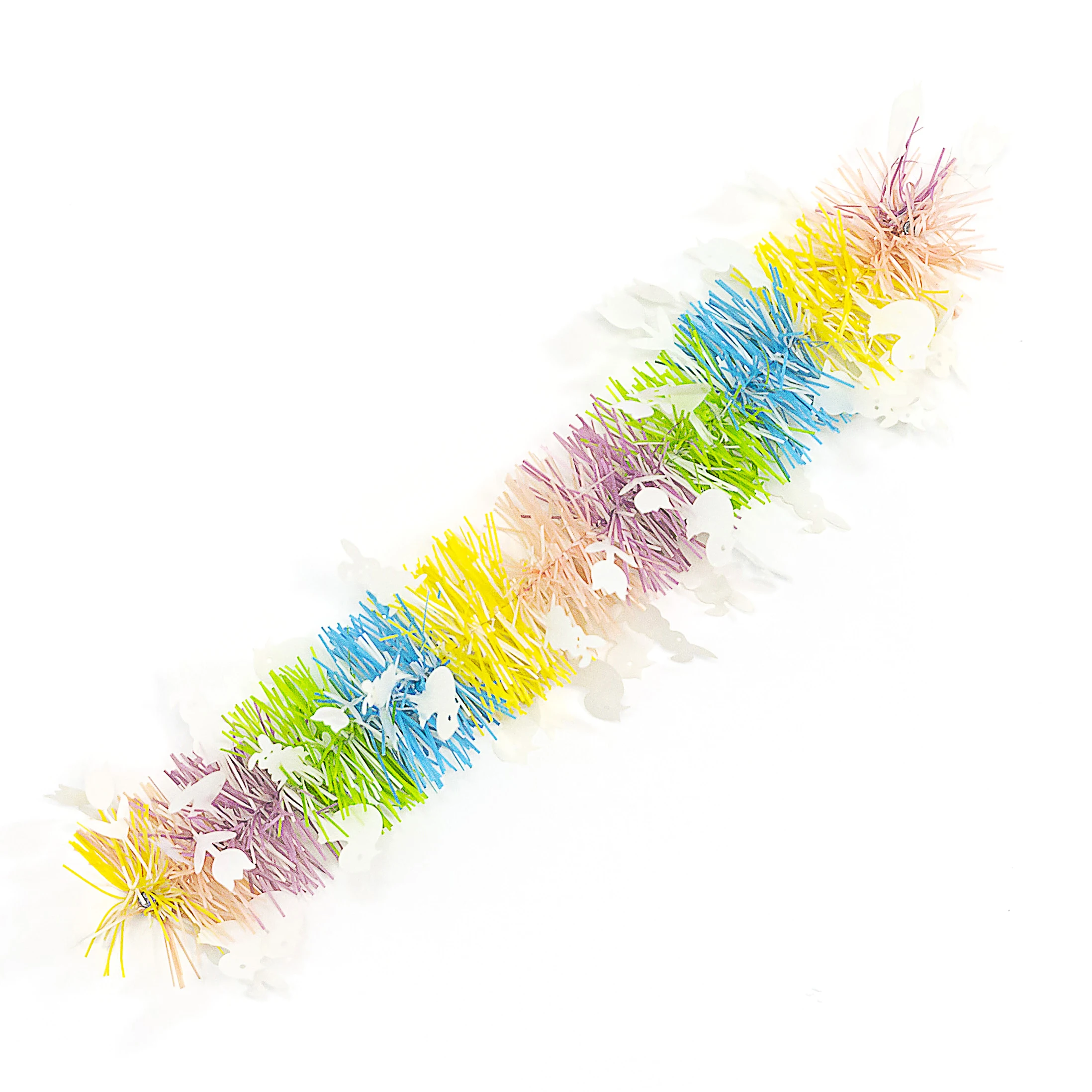 2 meters hotselling hanging decorative PET tinsel garland Easter ornament