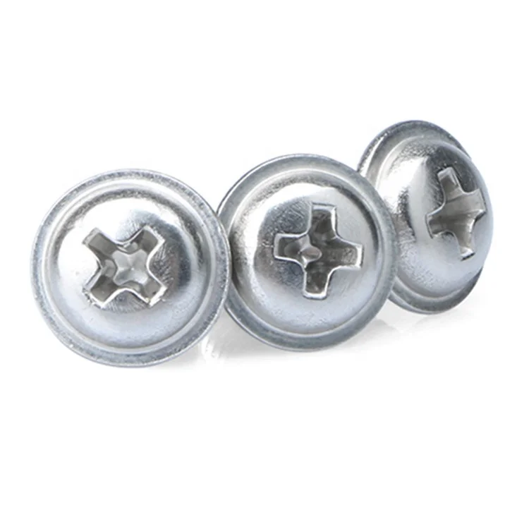 Stainless steel cross recessed truss head phillips machine screw