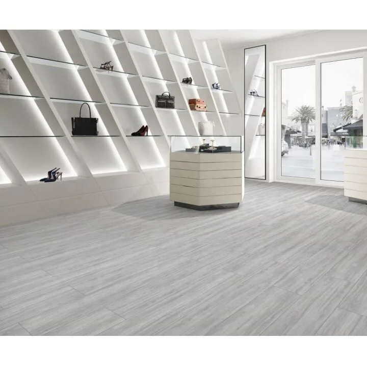 Bathroom Porcelain Tiles Wood Grain Design Living Room Floor Tiles Walnut Glazed Porcelain Floor Tile 200x1200 mm