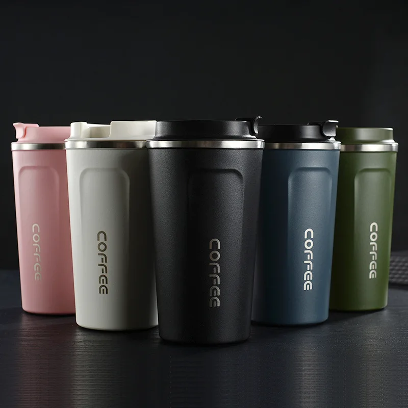 Feiyou 2021 new Wholesale Custom reusable Travel Stainless Steel Coffee Mug with plastic Lid
