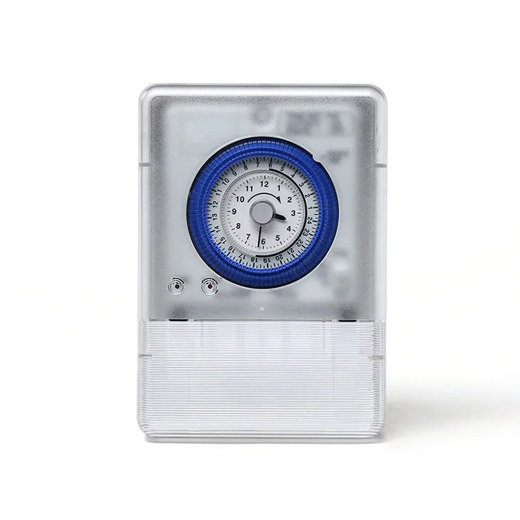 24 часа программируемый прибор переменного тока таймер, аналоговый световая панель настенный выключатель с часовым механизмом коробка