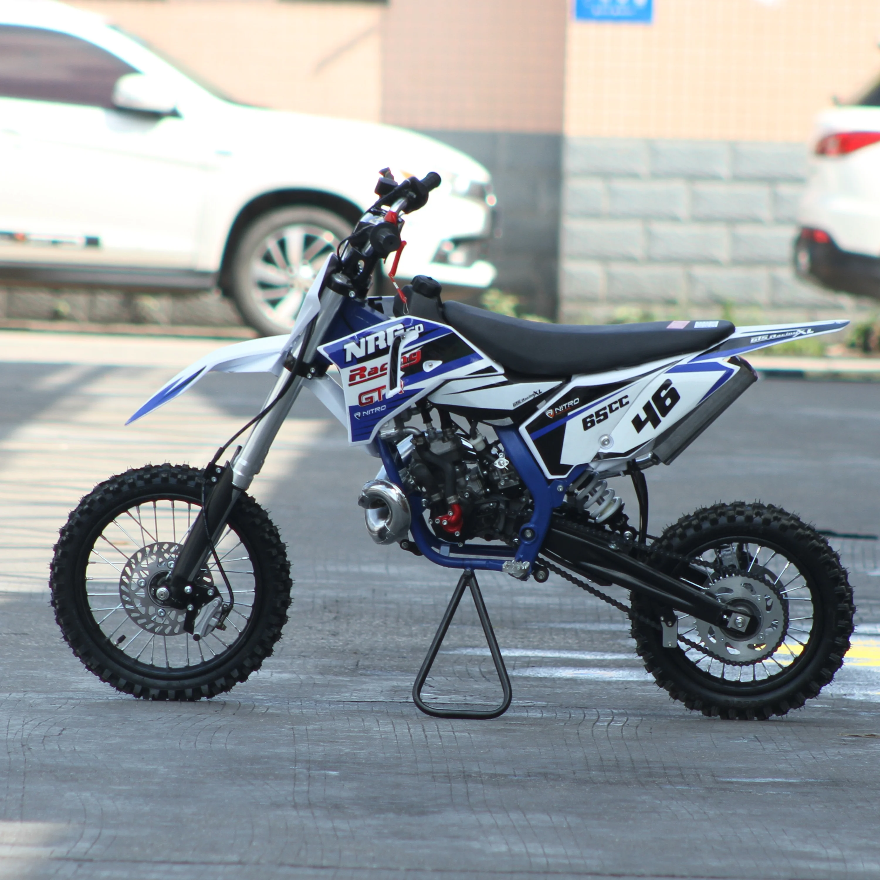 С водяным охлаждением 2-тактный 65CC детские мотоциклы мини высокая конфигурация