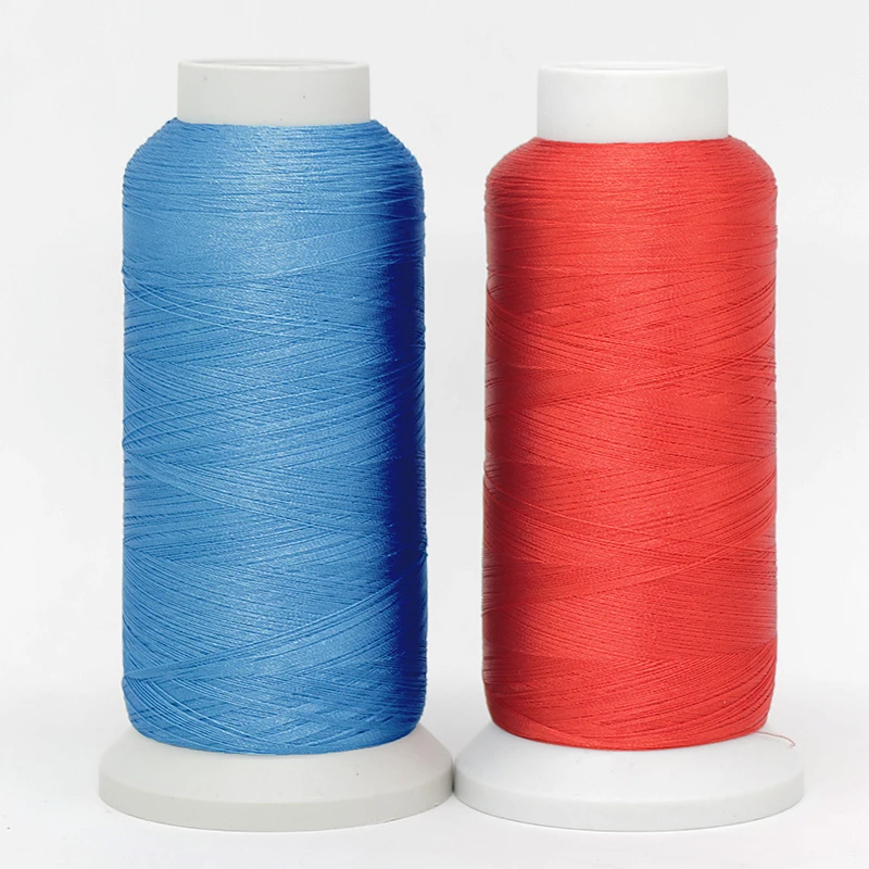 Cheap Bulk 5000M 120D 260 Colors Embroidery Polyester Thread Abrasion Resistance Skeins For Digital Missions Luminescent Mix