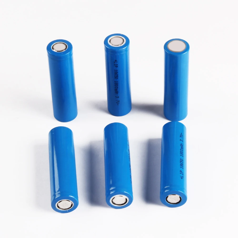 3.7v lithium ion batteries 18650 1800mah 2000mah 6.66wh cylindrical rechargeable battery li-ion 18650 lithium ion batteries