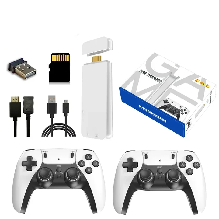 m15 game console 4K Player Wholesale Mini Game Console Wireless Controller 20000 HD TV Out handheld Retro Video 64GB ps1