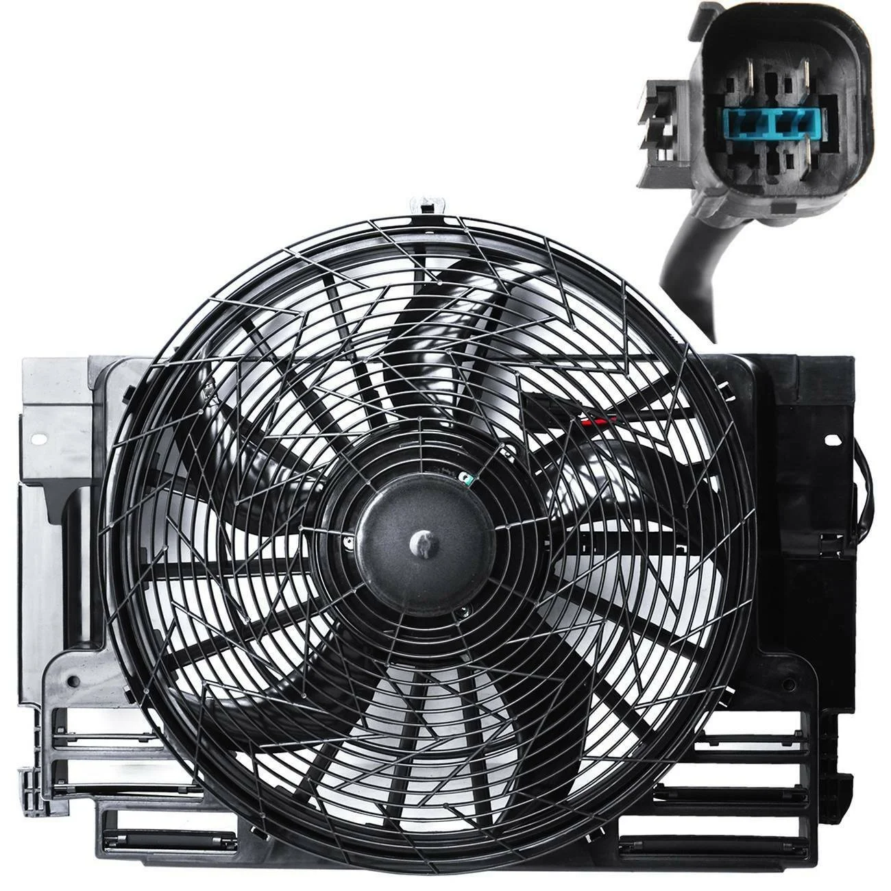 NEW   Blade Radiator Condenser Cooling Fan for 00-06 BMW X5 E53 64546921381   64546921940