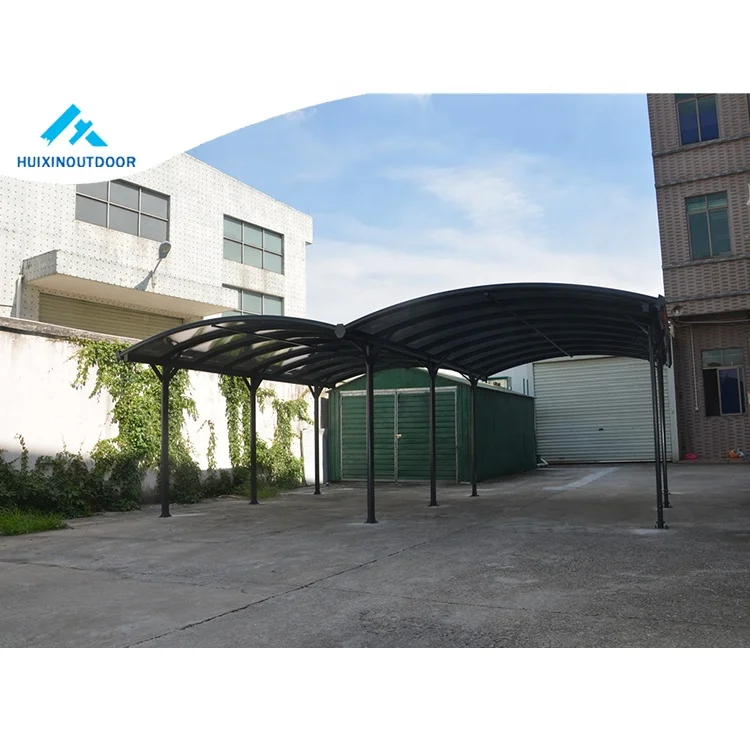 Tensile Parking Shed Canopy Automatic Outdoor 1 Structure Pipe Two Car Metal Garage Enclosure Carport Netting