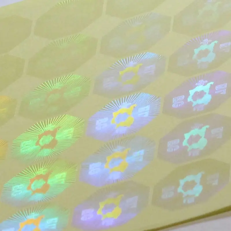 3D Lenticular Effect With Transparent Hologram Stickers