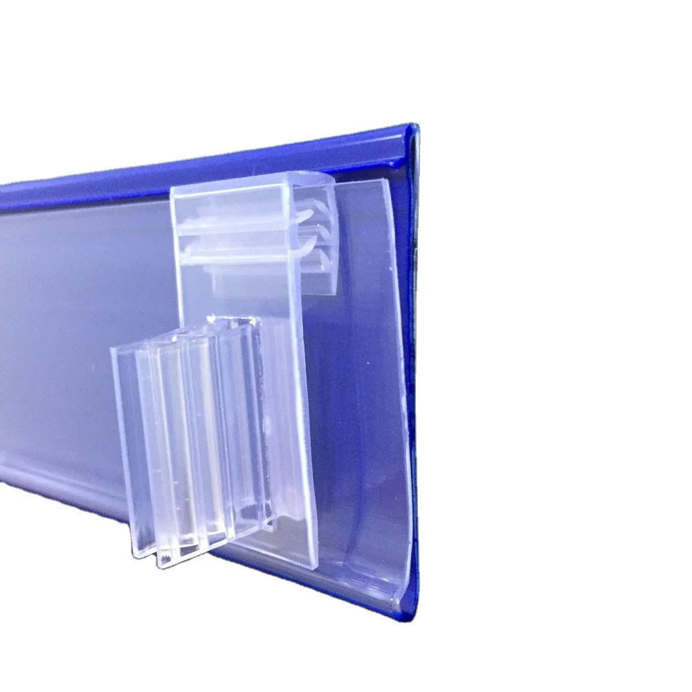 stationery shelving plastic clips sign gripper for promotion