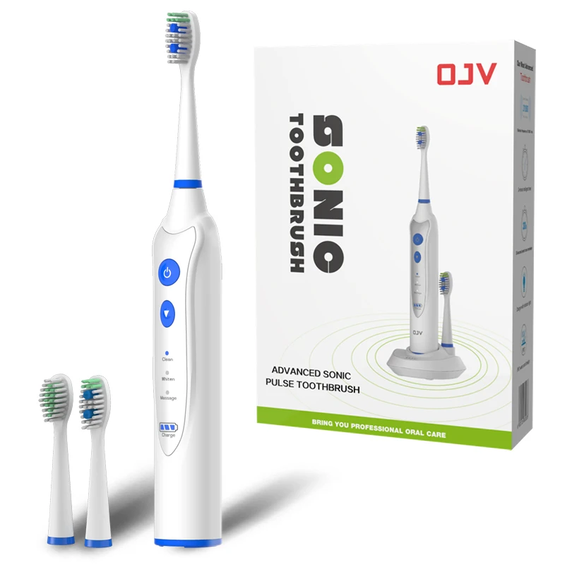 China Manufacturer IPX7 40,000 Strokes Automatic Rechargeable Sonic Electronic Electric Toothbrush