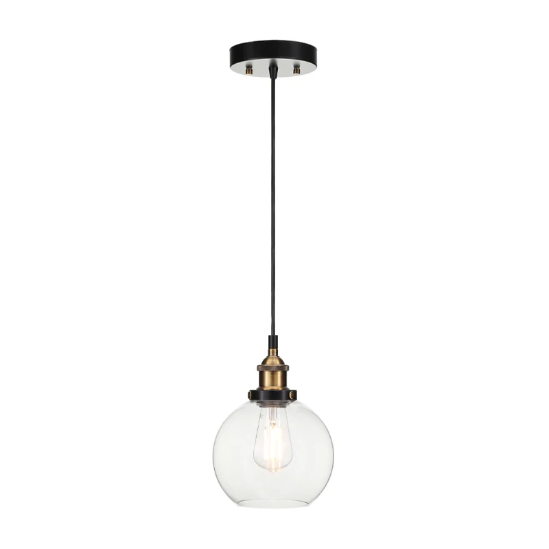 Pendant Lighting Decorative Glass Hanging Ceiling Lighting Indoor Mini Kitchen Pendant Light