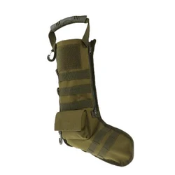 Hot Sale Design Perfect Mantel Decoration Fishing Tactical Christmas Stocking With Molle Gear