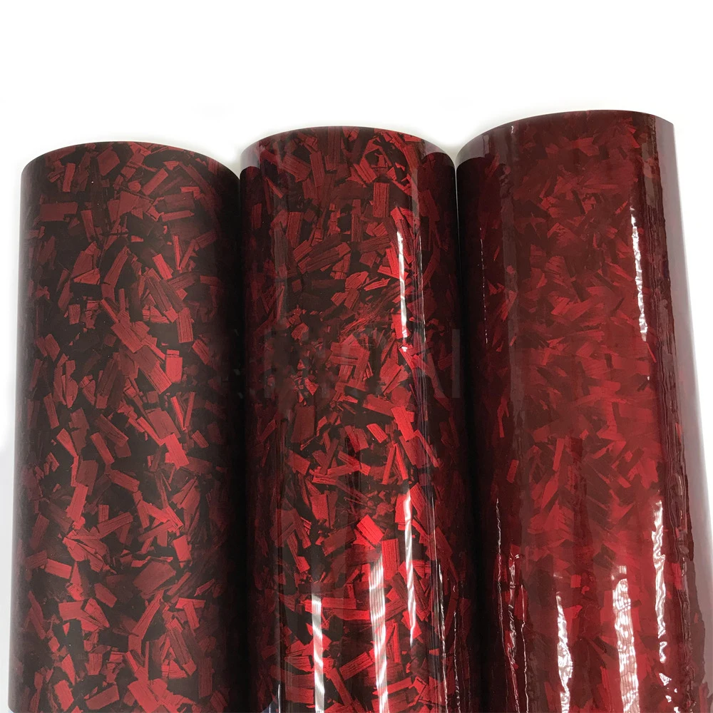 LENPRO Roll Film Car Wrapping Vinyl Paper PVC Forged Carbon Fiber Vinyl Wrap