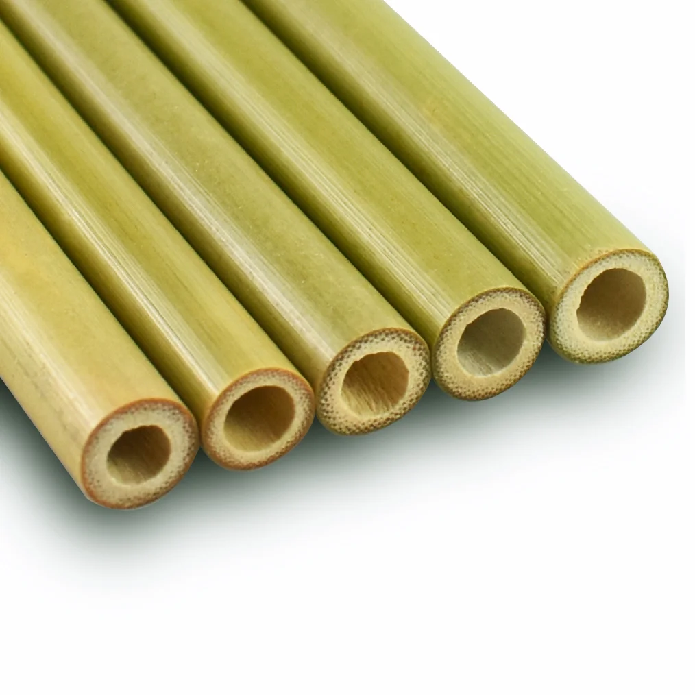 Best selling custom logo natural eco-friendly reusable bamboo straws