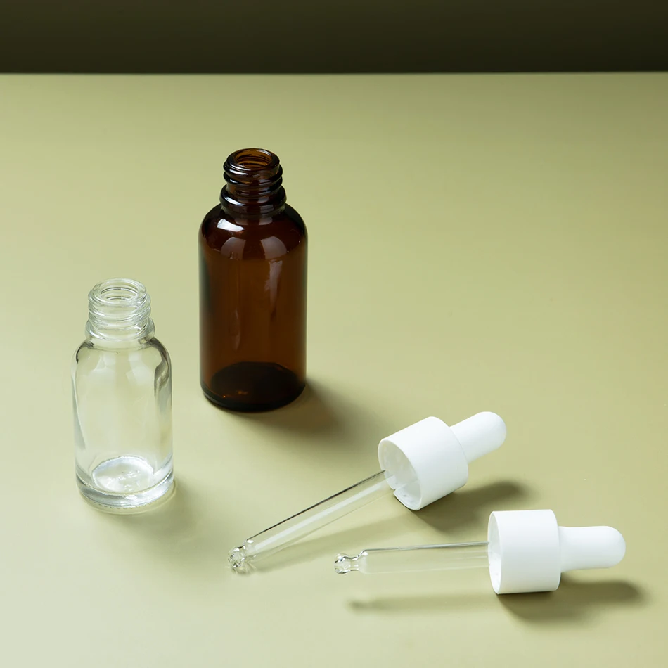 Luxury Empty 20/410 plastic Press Pump Plastic Dropper Cap For Glass Bottle