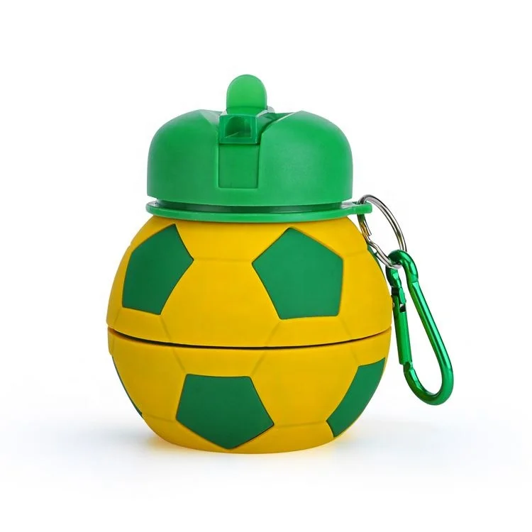 Botella De Agua Kawaii Botellas De Silicona Collapsible Water Bottle Boba Water Bottle With Straw And Lid