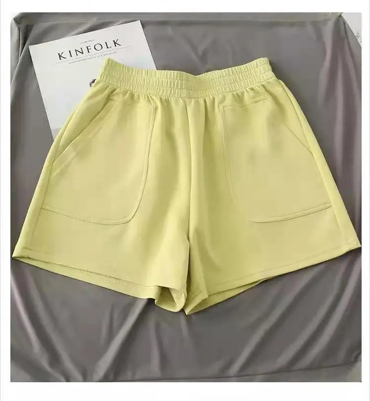 2022 hot sale Sports shorts female summer new Korean style loose student leisure yoga booty shorts