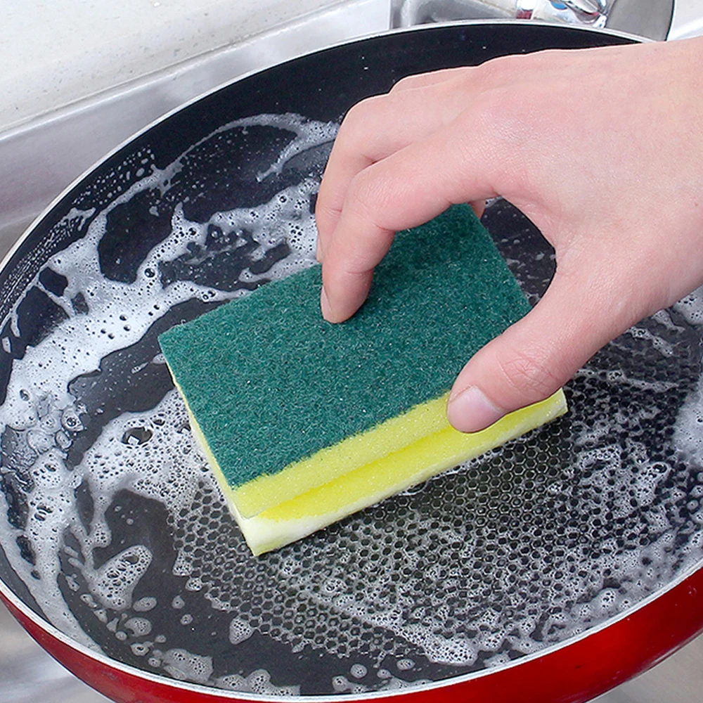 Bulk Kitchen Scouring Pad Sponge Eco Dish Wash Sponge Kitchen Cleaning Sponge