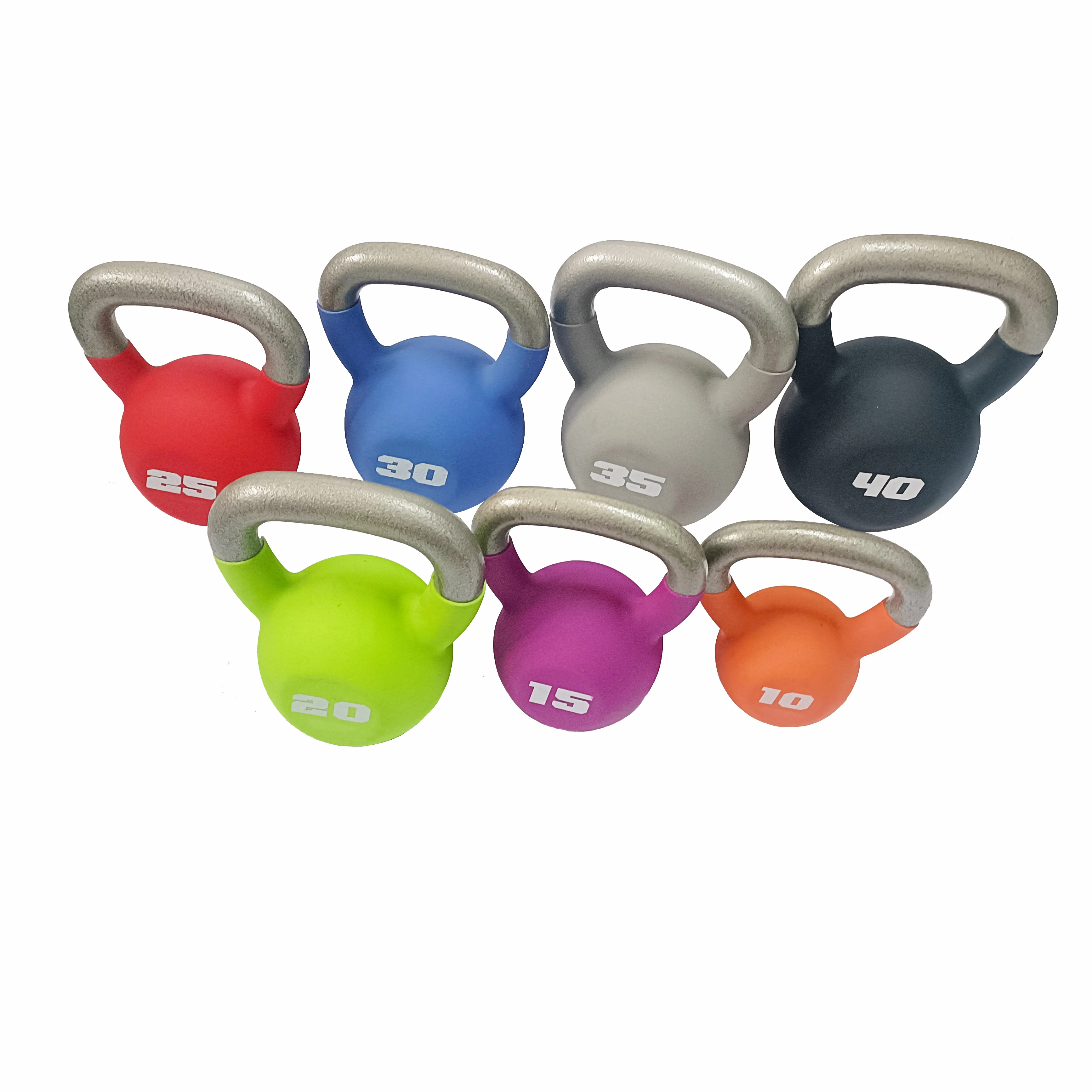 Chinese manufacturing factory direct sales of high-quality customized anti slip colored kettlebells for fitness
