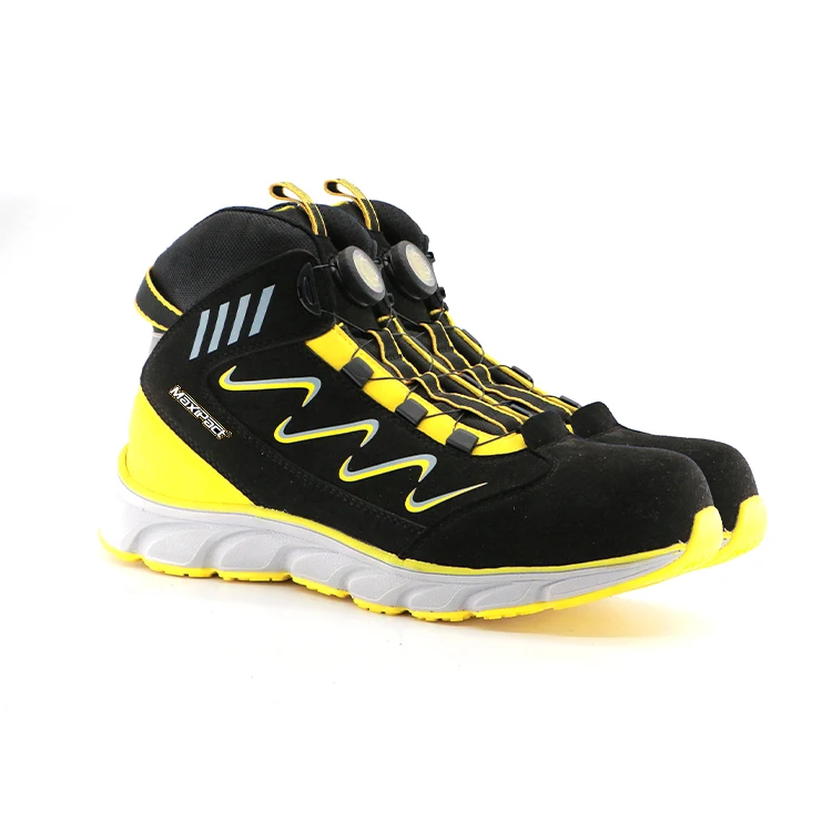 MaxiPact Indestructible suede microfiber Shoes Men And Women Rotating mechanical button shoelaces  hot  anti-smash Shoes