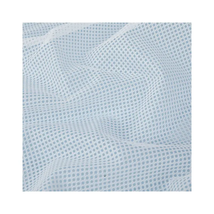 Raw Material Polyester Knit Soft Tulle Mesh Net Small Hole Clothing Fabric Polyester Textile For Laundry Bag