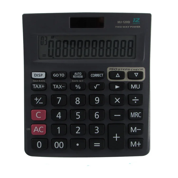 Function 12 digit desktop office calculate fractions calculator