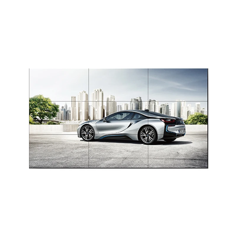 Floor Stand 3x3 5.3mm bezel Lcd Panel Led Video Wall With Full 1920*1080