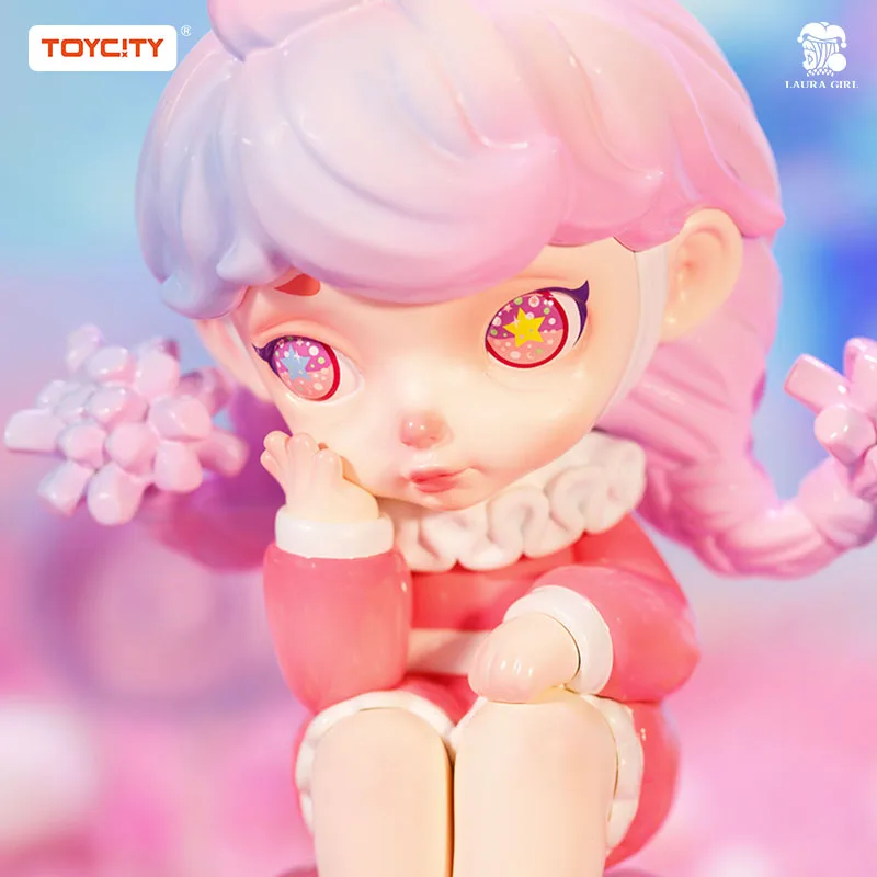 Laura Girl Blue-Sky Thinking Series 200% 18cm Large Size PVC Resin Figure Collectible Art Toys Anime Doll Collection Model Toys