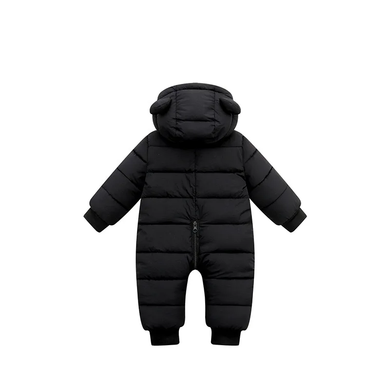 Overalls Baby Clothes Winter Plus Velvet New Born Infant Boys Girls Warm Thick Jumpsuit Hooded Outfits Snowsuit Coat Kids Romper