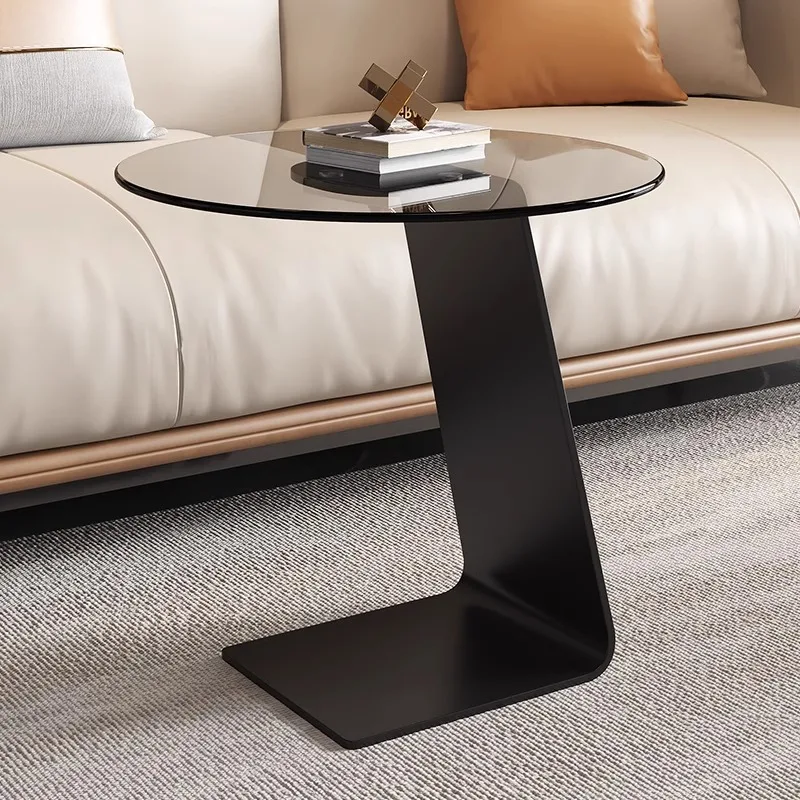 Облачный Европейский Скандинавский современный роскошный журнальный столик для гостиной круглый стеклянный домашней