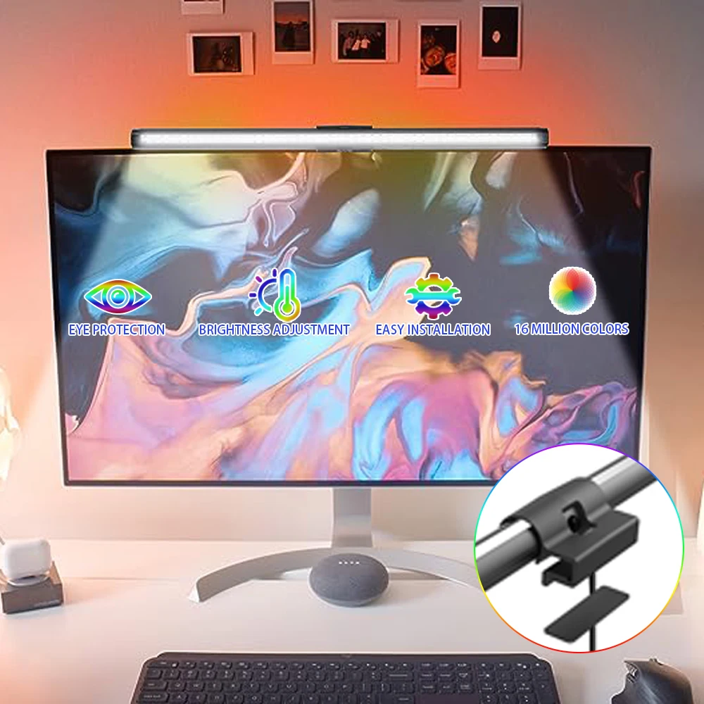 Computer Monitor Light Bar For Modern Desks Room Computer Screen USB Touch Light Powered Dimmable Screen Led Light Bar Desk Lamp
