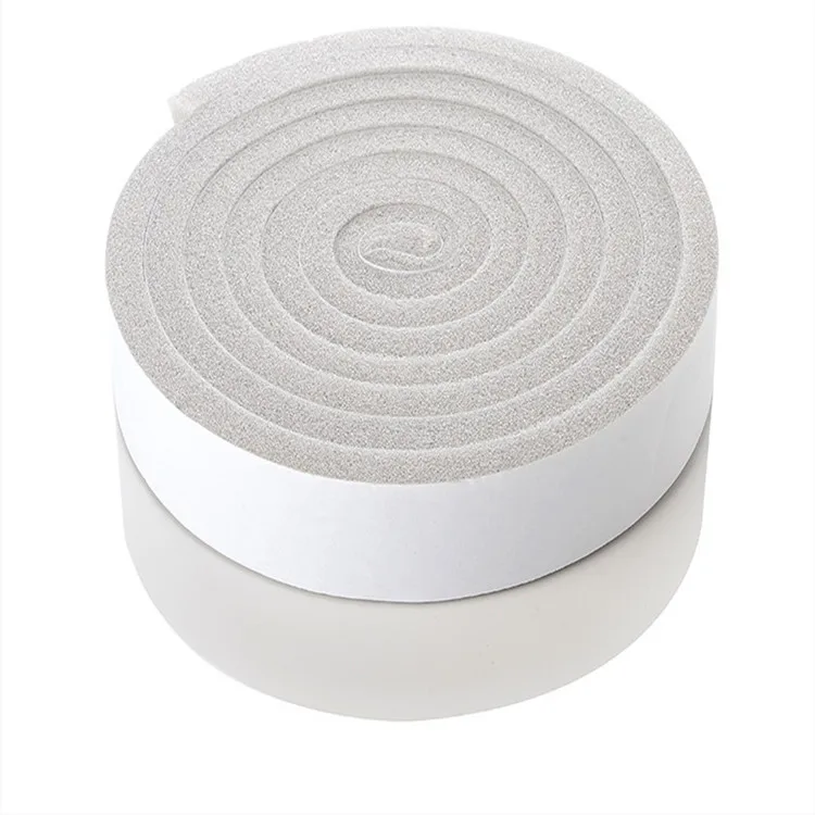 Self adhesive Open cell air cooling units keep warm Polyurethane Round roll PU Foam Sealing strip