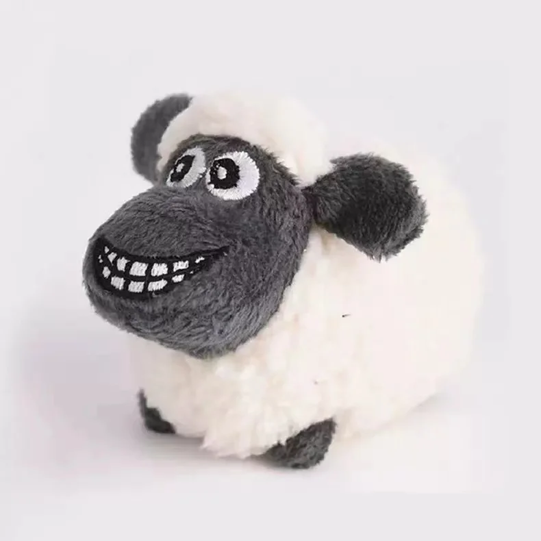 Interactive Dog Toys Plush Monster Dog Toy Squeaky Crazy Bouncer Ball Battery Operated for  Puppy to Self Play, Rock Bobby