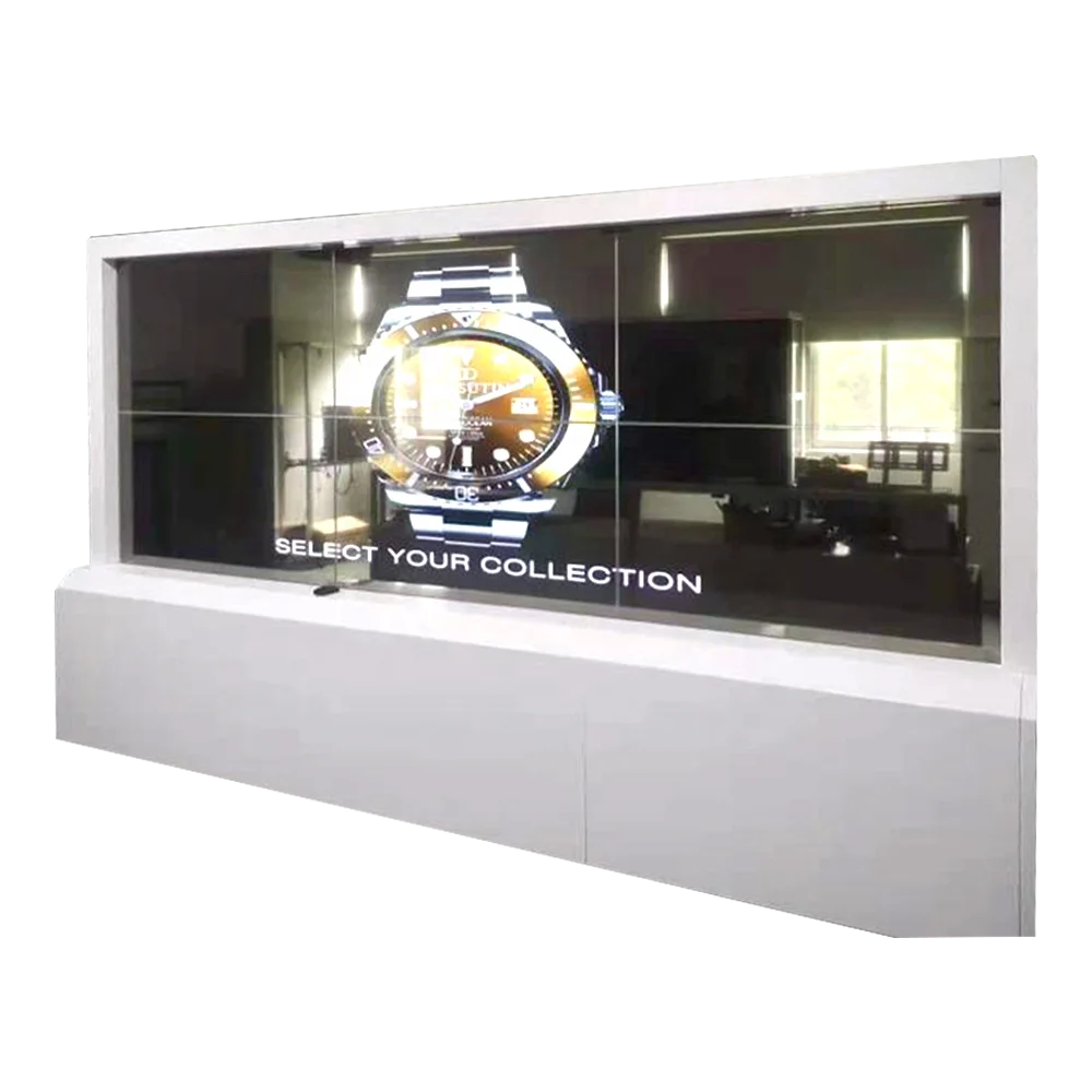 55 Inch Slim in Glass Wall Paper OLED Display Optional with Touch Function