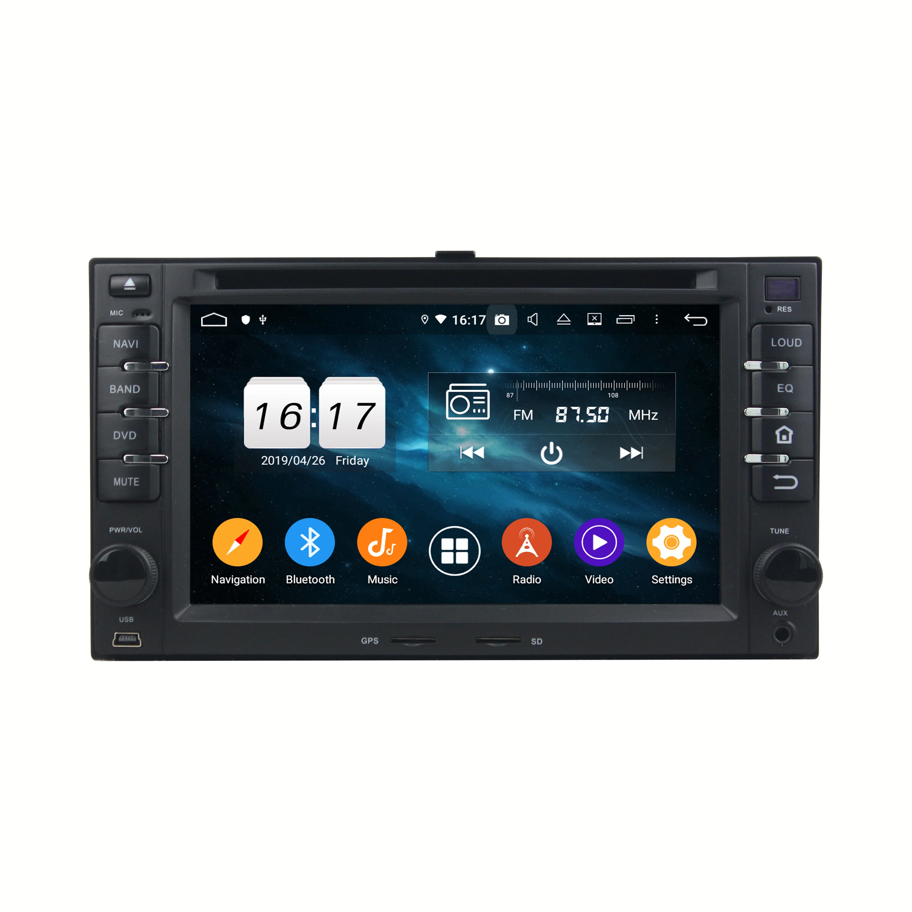 KD-6227 Android 10 4+64GB Car Video Player for Cerato/Sportage/CEED/Sorento/Spectra/Optima/Rondo/Rio/Sedona/Carens