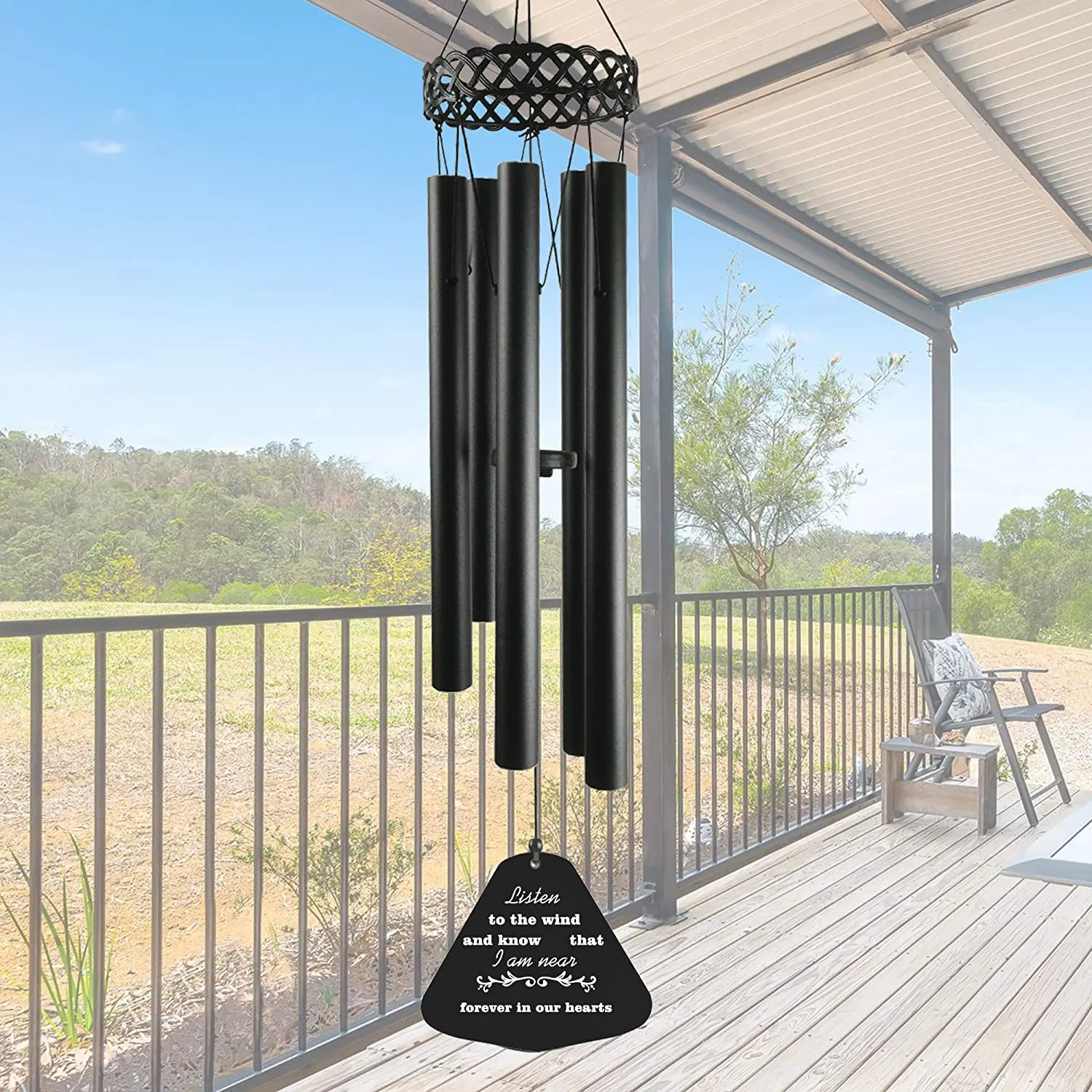 Amazon Best-selling Garden Decoration Outdoor Clearance Bereavement Condolence Wind Chimes Commemorative Wind Chimes