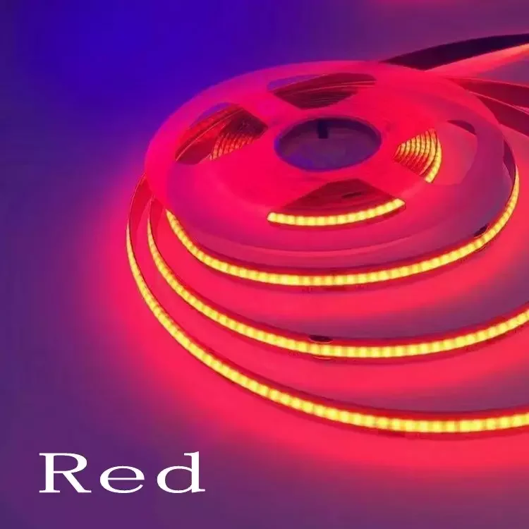 Outdoor Camping Waterproof COB Light belt Wholesale Bright Self-adhesive Light Tape Home LED High Voltage Soft Line Light Strip