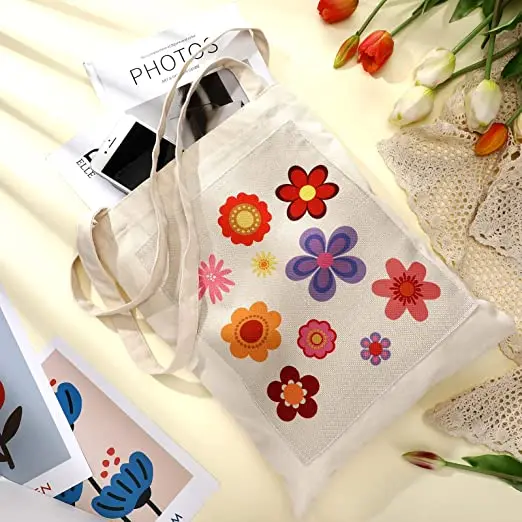 Customized Recycled Big Heavy Duty Korean Candy Color Fashion Corduroy Cute Cotton Canvas Tote Bags