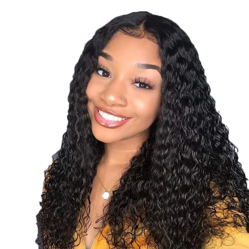 HotSelling synthetic hair wigs Transparent Lace Frontal HD Lace Front Wig With For Black Women synthetic wigs
