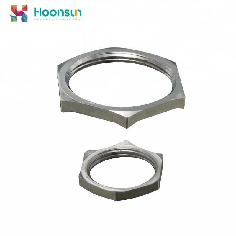 Metric PG G NPT Thread Brass Cable Gland EMC Lock Nut Types