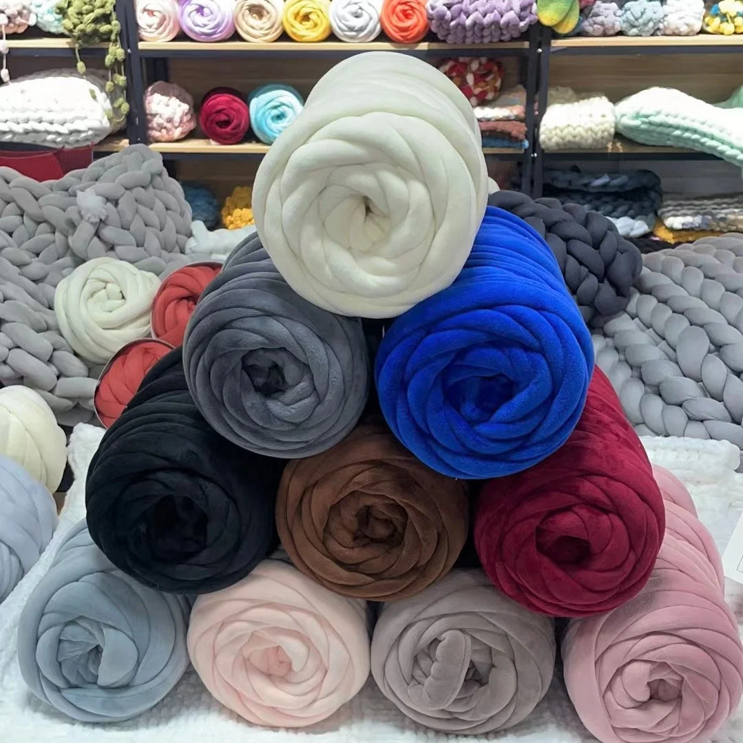 Velvet Super Soft Crystal Velvet Ins Strip Icelandic Super Thick Wool Hand-woven Blanket Pet Nest Pillow