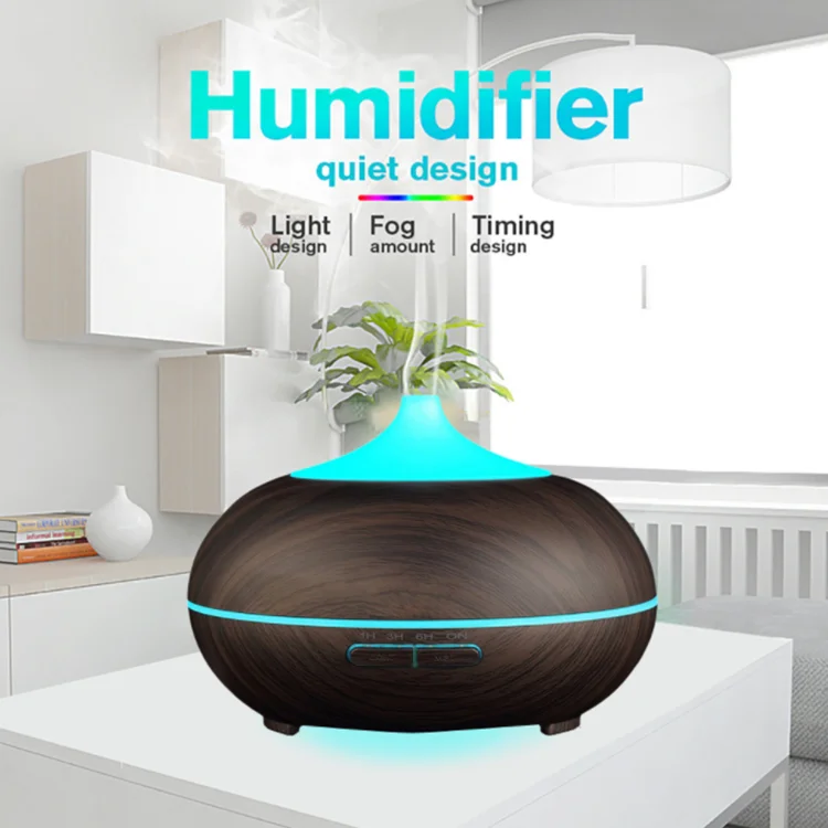 Ultrasonic Bamboo Atomizer Humidifier Fogger Water Air Cooler Mist Maker for Office