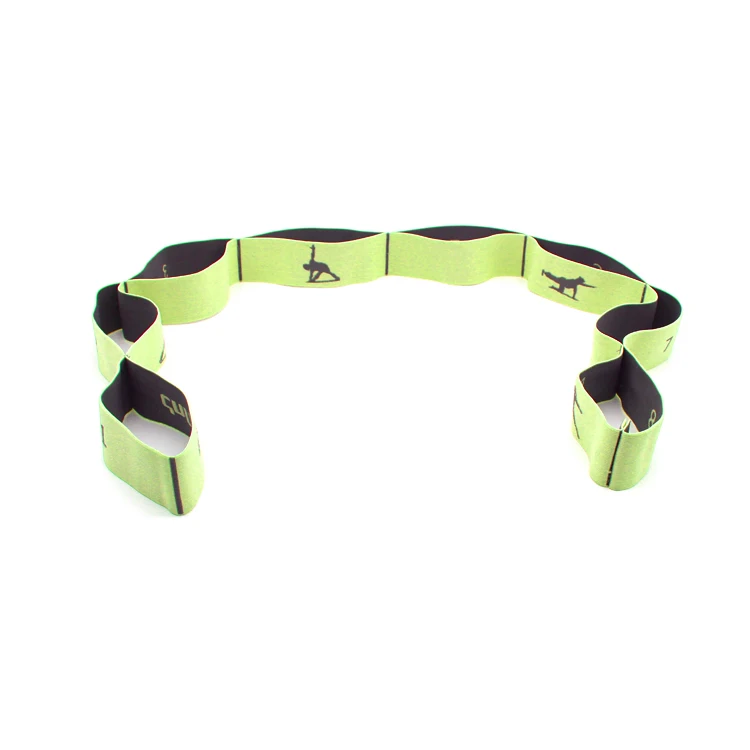 Nylon Elastic Strap with Flexible Loops Exercises Workout Yoga Pilates Stretch Resistance band Strap Belt elastic stretch belts