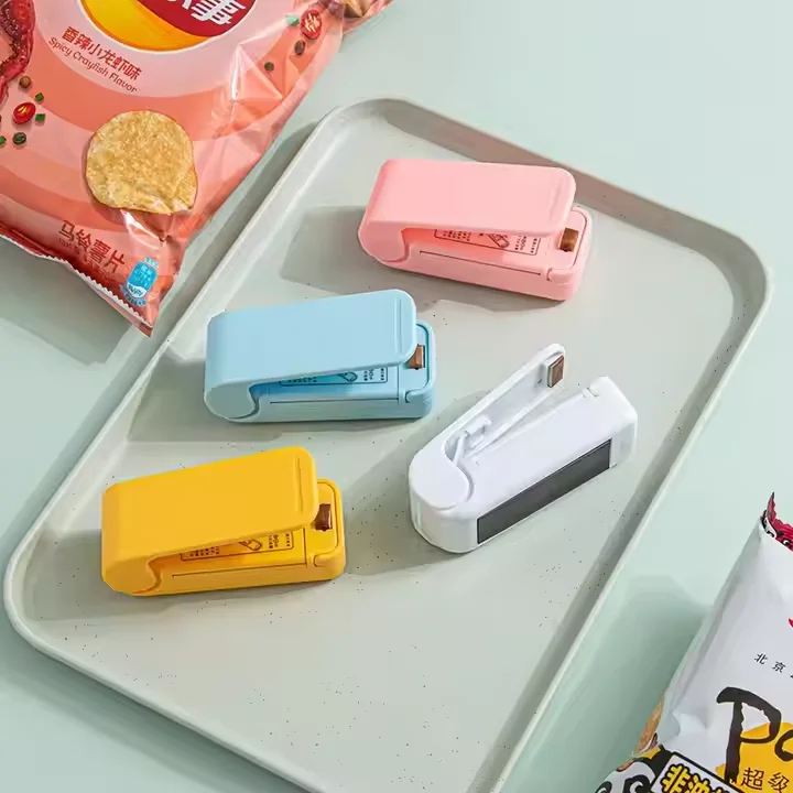 Food Saver Heat Sealing Machine Impulse Sealers Portable Household Manual Chip Mini Bag Sealer