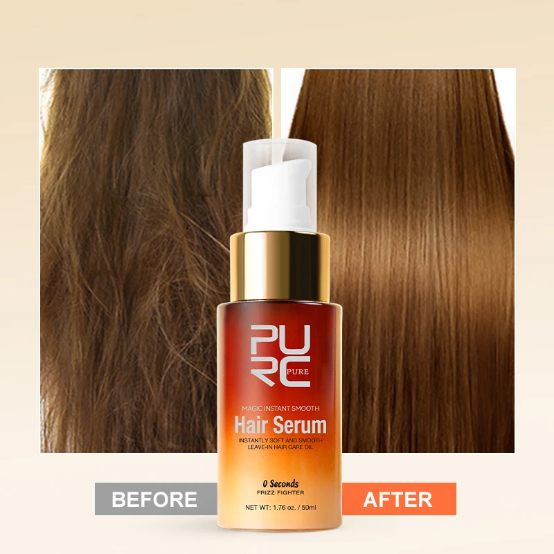 Organic Super Silky Smooth Hair Serum Instant Smooth Hair Oil Nourishing For Split Ends Frizzy Hair Dry Scalp Care Serum